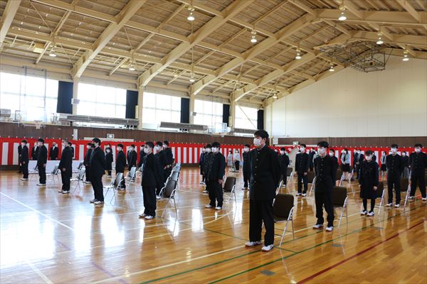 <p>4月8日 寿都高等学校入学式</p>