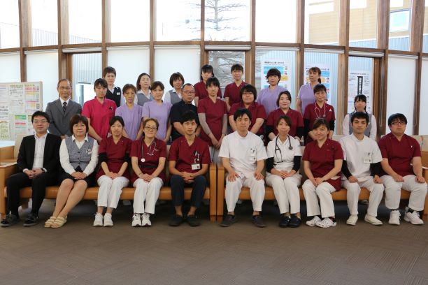 <p>チーム「寿都診療所」!一丸となって頑張ります。どうぞよろしくお願いします。</p>